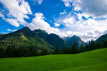 Fototapeta na wymiar landscape in the alps (Vorarlberg, Austria)