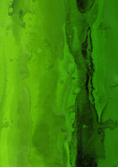 Colorful ink and watercolor texture on white paper background. Gradient paint strokes and decalcomania effect. Hand-painted gouache abstract image. Mess on the canvas.