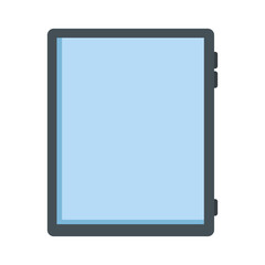 tablet electronic device technology icon vector illustration design