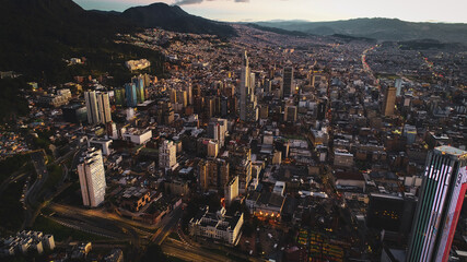 Bogotá, Colombia atardecer