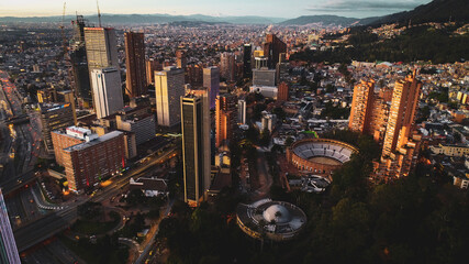 Bogotá, Colombia atardecer