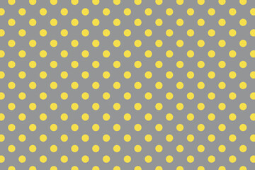 Dot Pattern in Yellow and Gray, Yellow Polka Dots Design