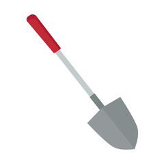 shovel construction tool isolated icon vector illustration design