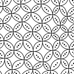 abstract black lines and dots on white. minimalistic vector hand-drawn seamless pattern. simple elements for coloring