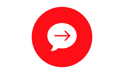 Chat Icon simple design flat design