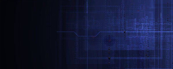 Software development abstract technology code and script background