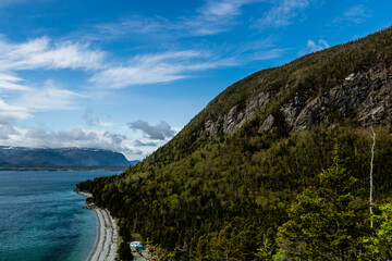 Views from the Governers staircase and the beach. Blow Me Down Provincial Park, Newfoundland, Canada