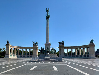 Heroes Square during Covid-19 quarantine