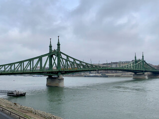 Freedom Bridge over the Danube River