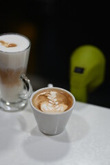 cup of cappuccino