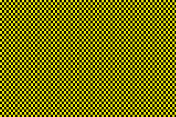 Scacchiera giallo e nero 