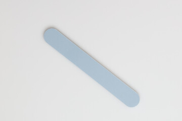 nile file cosmetic tools for manicure and pedicure on a white background.