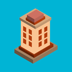 city street building urban traffic cars on road downtown early morning sunrise horizontal banner flat