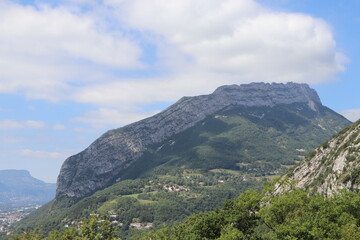 Naklejka premium Le Bastille ancient fortress in the city of Grenoble, France