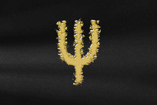 Psi sign. Psi letter, Greek alphabet Symbol - Powered by Adobe