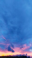 rainbow over the sky