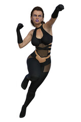 Athletic Woman 3D Render