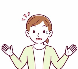 Young woman in a cardigan