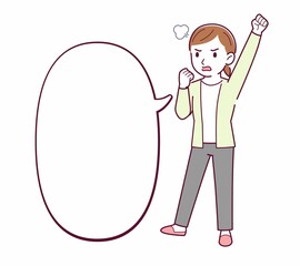 Young woman in a cardigan