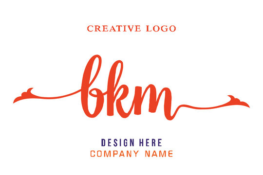 BKM lettering logo is simple, easy to understand and authoritative
