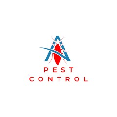 Pest Control Logo Design Vector