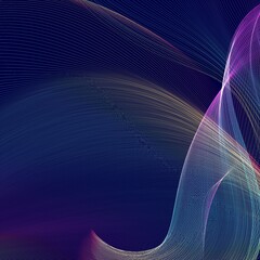 abstract blue wave background