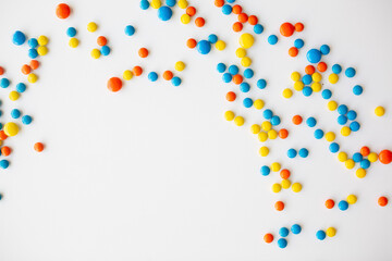 simple white flat lay summer scene