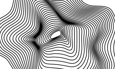 stock vector abstract optical illusion lines background black and white illusions conceptual design part 11