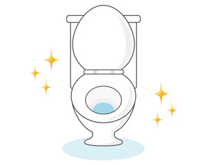 水洗トイレのベクターイラスト 便器 リノベーション Checking Wall Mural Checki Nisi