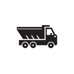 dump truck icon symbol sign vector