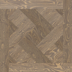 Seamless oak laminate parquet floor texture background. Oak parquet in brown shades. 3D-rendering