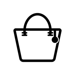 handbag shopping icon vector