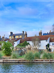 view of the old town of the city, Cambridge