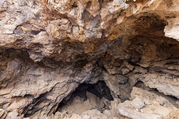 Beautiful landscape around the Mojave Desert Lava Tube