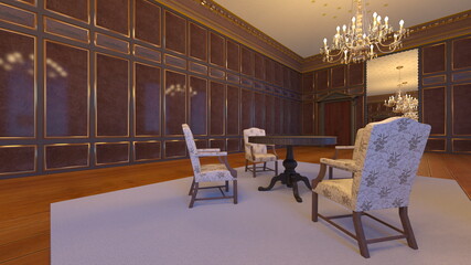 ラグジュアリーな部屋