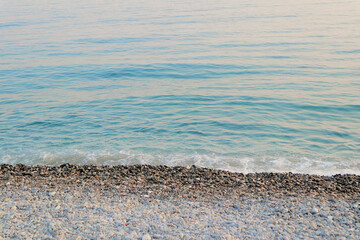 waves on the beach