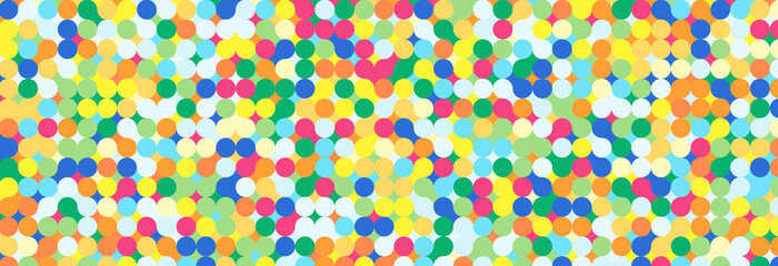 Abstract colorful circle background, vector.
