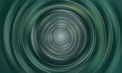 Abstract radial twirl background with circles in waves