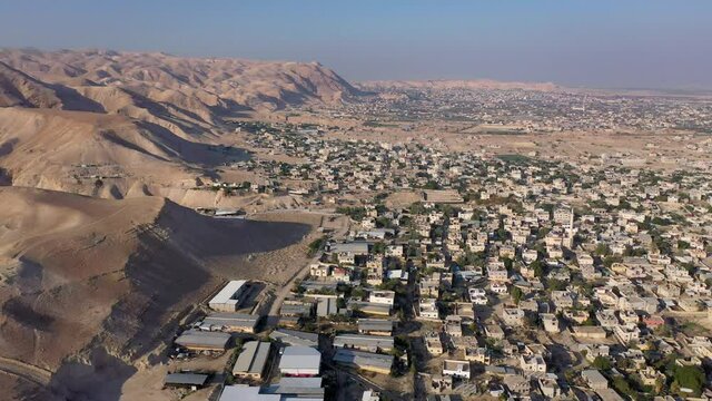 Aerial view over Jericho City in palestine territory Panorama
Drone view from dead sea city of Jericho, Jordan Valley, Israel/palestine
