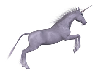 Obraz na płótnie Canvas 3d render of a fantasy unicorn