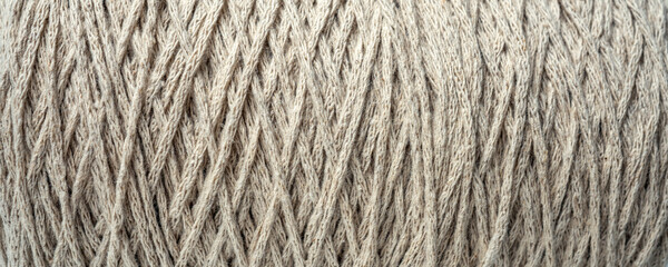 an extreme close up of a ball of string texture