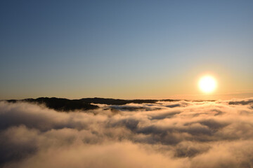 Sea of clouds in early morning