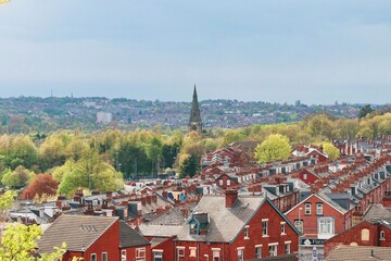 view of the town, city of leeds