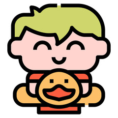 Rubber ring icon for web element , webpage, application, card, printing, social media, posts etc.