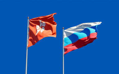 Flags of New Hong Kong HK and Hong Kong HK.