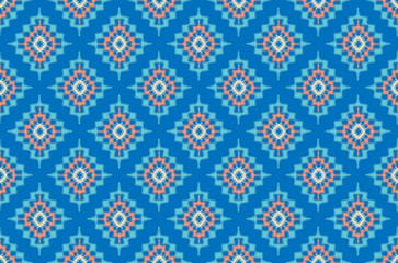 Embroidered ethnic seamless pattern. thai silk and tribal motifs. Striped ornament hand drawn. Vector illustration.