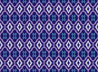 Embroidered ethnic seamless pattern. tribal motifs. Vector illustration.