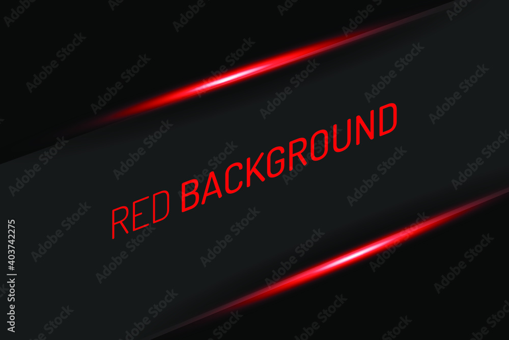 Aufkleber abstract red black frame layout modern tech design template background. eps 10 vector illustration.