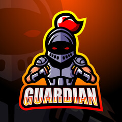 Guardian mascot esport logo design