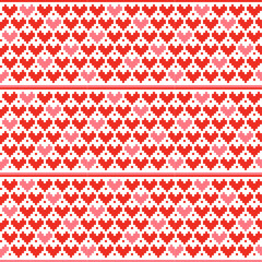seamless pattern with hearts